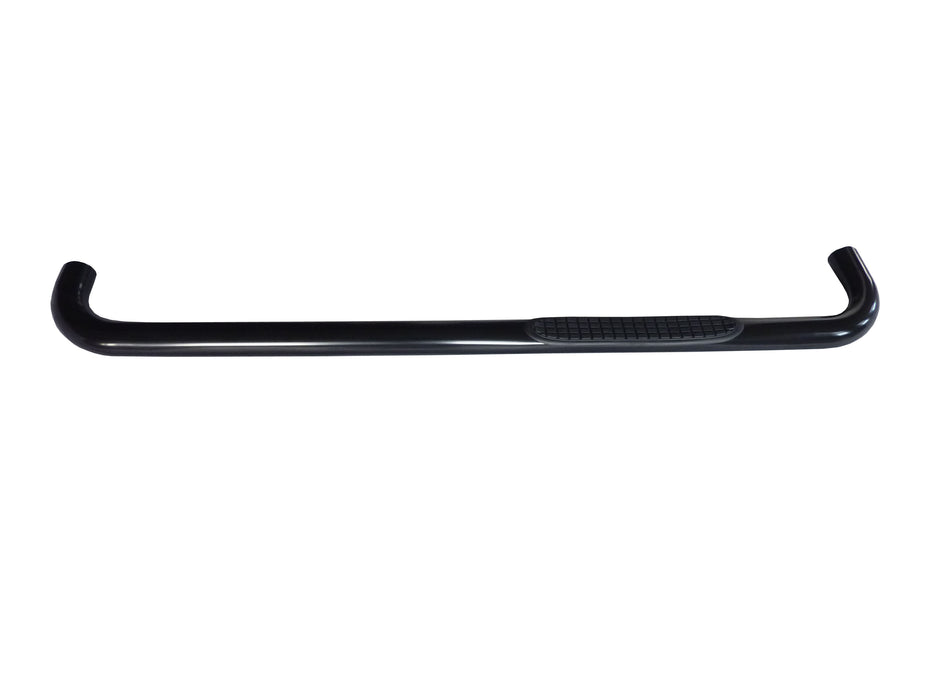 TrailFX 1110122883 3 Inch Round Bent Powder Coated Black Steel Without End Caps - Truck Part Superstore