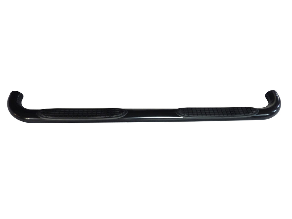 TrailFX 1110123043 3 Inch Round Bent Powder Coated Black Steel Without End Caps - Truck Part Superstore