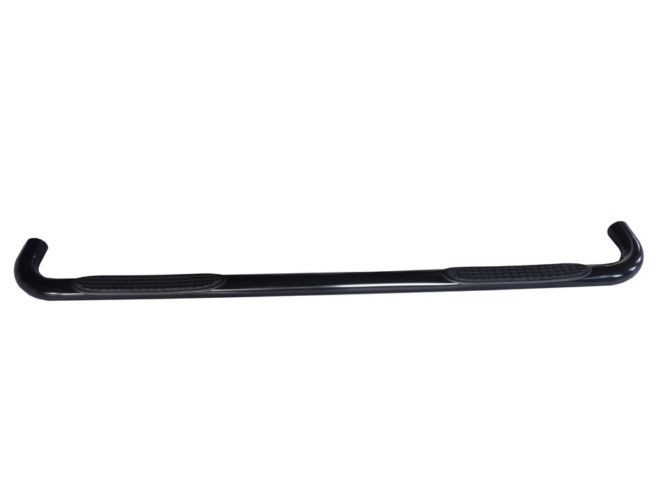 TrailFX 1110160073 3 Inch Round Bent Pwdr Ctd Black Steel W/O End Caps - Truck Part Superstore