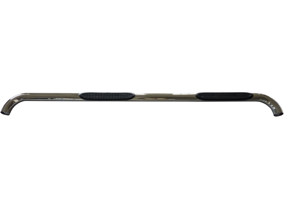 TrailFX 1120222061 3 Inch Round Bent Pol Stainless Steel Without End Caps Rocker Panel Mount - Truck Part Superstore