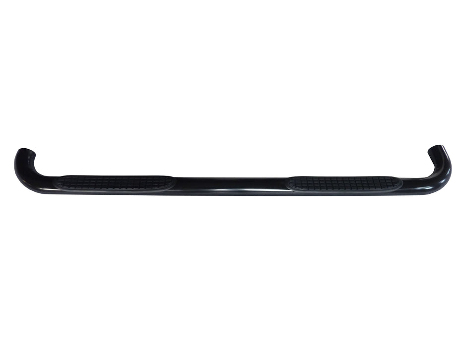 TrailFX 1120240043 3 Inch Round Bent Powder Coated Black Steel Without End Caps - Truck Part Superstore