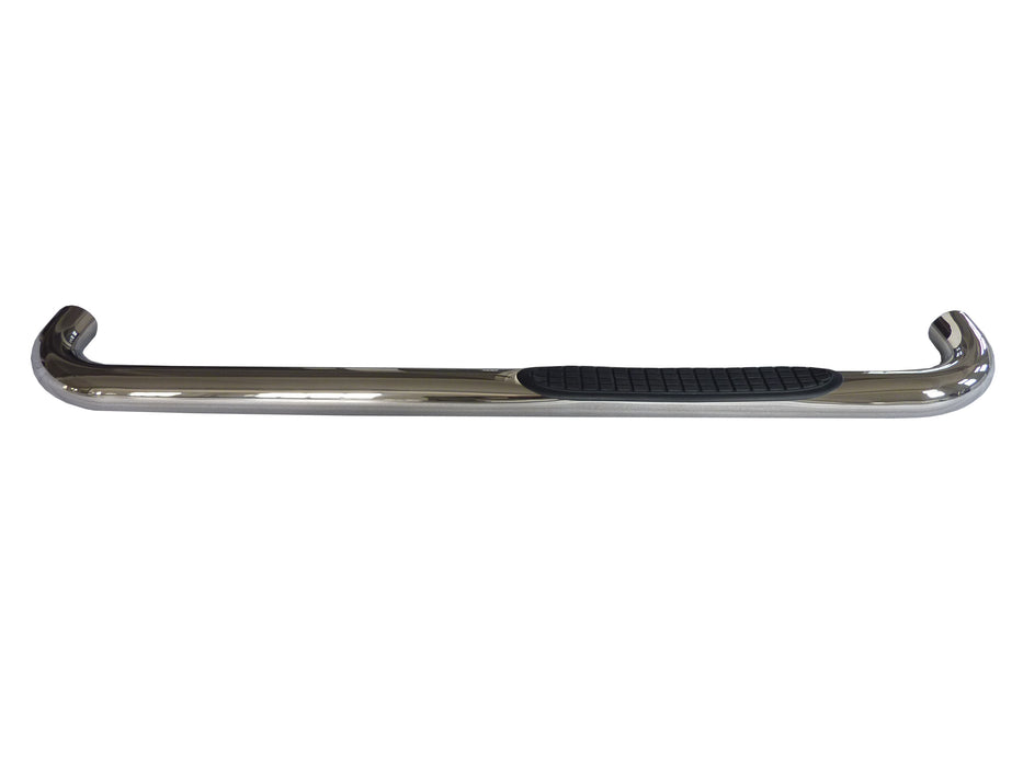 TrailFX 1130301041 3 Inch Round Bent Pol Stainless Steel Without End Caps Rocker Panel Mount - Truck Part Superstore