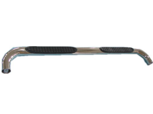 TrailFX 1130302971 3 Inch Round Bent Pol Stainless Steel Without End Caps Rocker Panel Mount - Truck Part Superstore