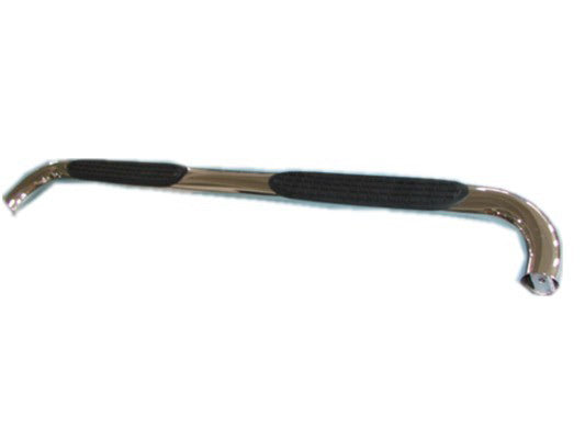 TrailFX 1130341991 3 Inch Round Bent Pol Stainless Steel Without End Caps Rocker Panel Mount - Truck Part Superstore