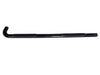 TrailFX 1130360013 3 Inch Round Bent Pwdr Ctd Black Steel Plastic End Caps Rocker Panel Mount - Truck Part Superstore