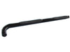 TrailFX 1160620013 3 Inch Round Bent Powder Coated Black Steel With Plastic End Caps - Truck Part Superstore