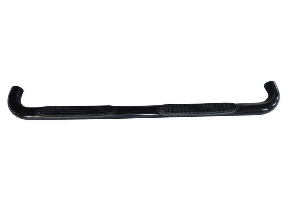 TrailFX 1170710063 3 Inch Round Bent Powder Coated Black Steel With Plastic End Caps - Truck Part Superstore