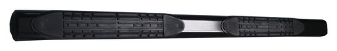 TrailFX 2912133043 4 Inch Oval Straight Powder Coated Black Mild Steel Rocker Panel Mount - Truck Part Superstore