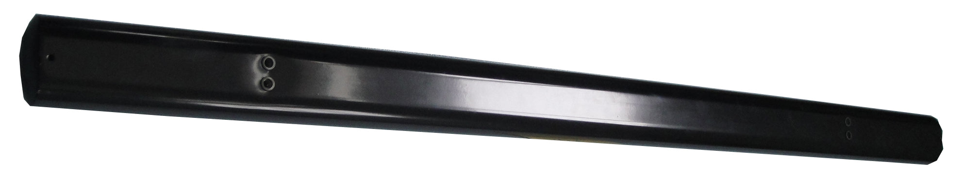 TrailFX 2912133043 4 Inch Oval Straight Powder Coated Black Mild Steel Rocker Panel Mount - Truck Part Superstore