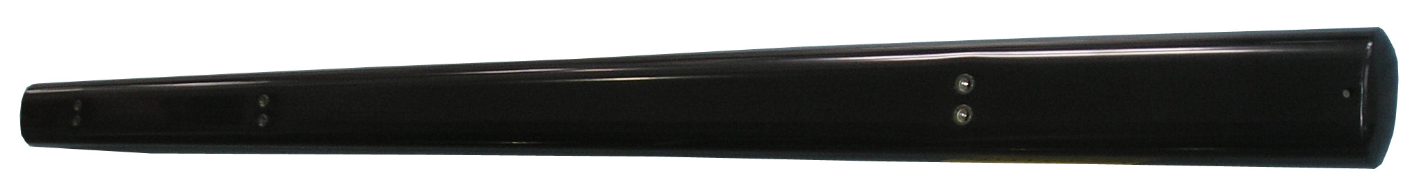 TrailFX 2912134043 4 Inch Oval Straight Powder Coated Black Mild Steel Rocker Panel Mount - Truck Part Superstore