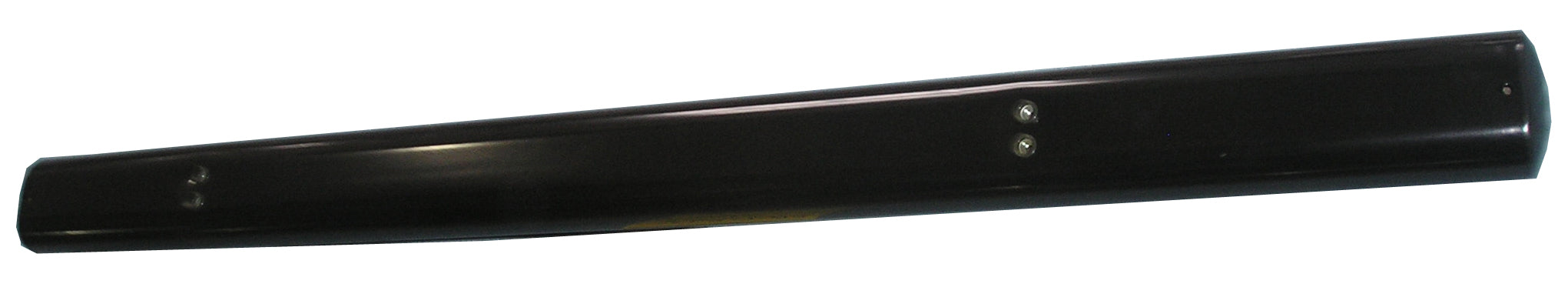 TrailFX 2930312043 4 Inch Oval Straight Powder Coated Black Mild Steel Rocker Panel Mount - Truck Part Superstore