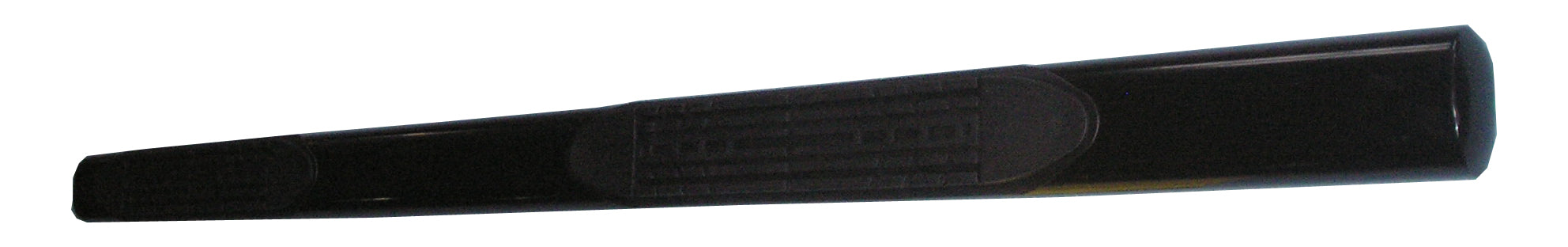 TrailFX 2930313043 4 Inch Oval Straight Powder Coated Black Mild Steel Rocker Panel Mount - Truck Part Superstore