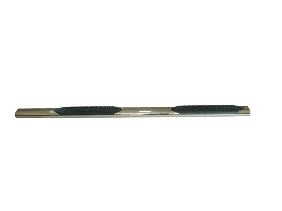 TrailFX 2930314041 4 Inch Oval Straight Pol Stainless Steel Rocker Panel Mount - Truck Part Superstore