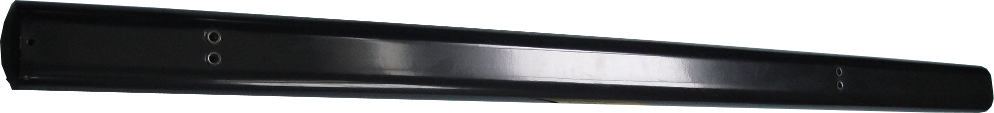 TrailFX 2930346993 4 Inch Oval Straight Powder Coated Black Mild Steel Rocker Panel Mount - Truck Part Superstore