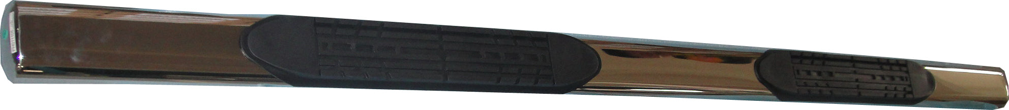 TrailFX 2930347991 4 Inch Oval Straight Pol Stainless Steel Rocker Panel Mount - Truck Part Superstore