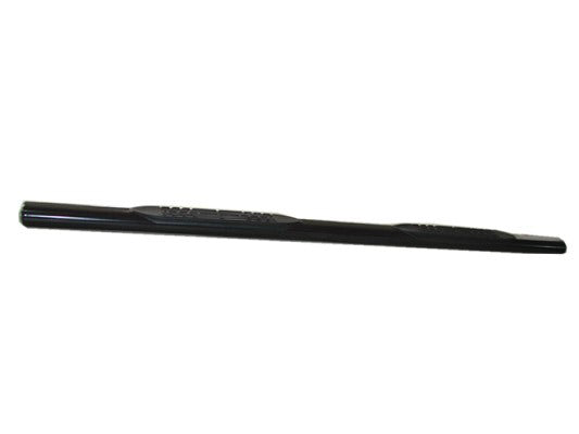 TrailFX 2930347993 4 Inch Oval Straight Powder Coated Black Mild Steel Rocker Panel Mount - Truck Part Superstore