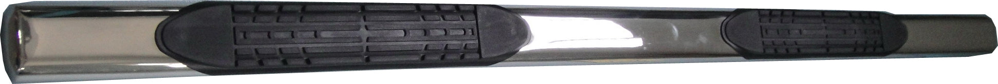 TrailFX 2940411041 4 Inch Oval Straight Pol Stainless Steel Rocker Panel Mount - Truck Part Superstore
