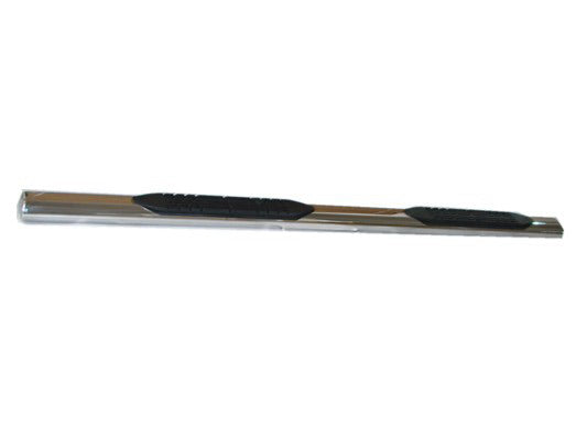 TrailFX 2940413051 4 Inch Oval Straight Pol Stainless Steel Rocker Panel Mount - Truck Part Superstore