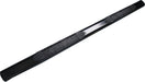 TrailFX 2950522053 4 Inch Oval Straight Powder Coated Black Mild Steel Rocker Panel Mount - Truck Part Superstore