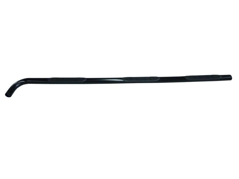 TrailFX 3012141013 W/Step Pads W/Bed Step 3 In Round Bent Pwdr Ctd Black Mild Steel W/O End Caps - Truck Part Superstore