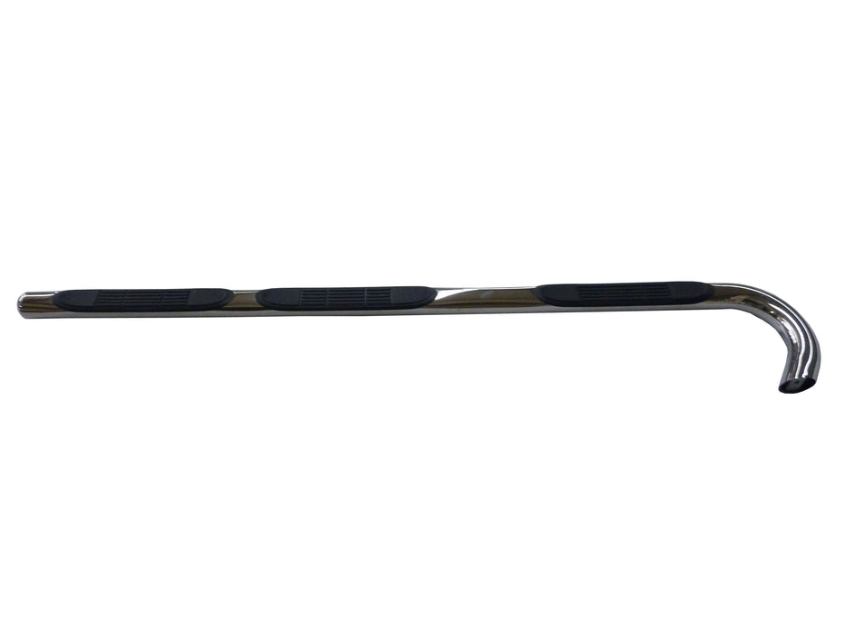TrailFX 3050540991 W/Step Pads W/Bed Step 3 In Round Bent Pol Stainless Steel - Truck Part Superstore