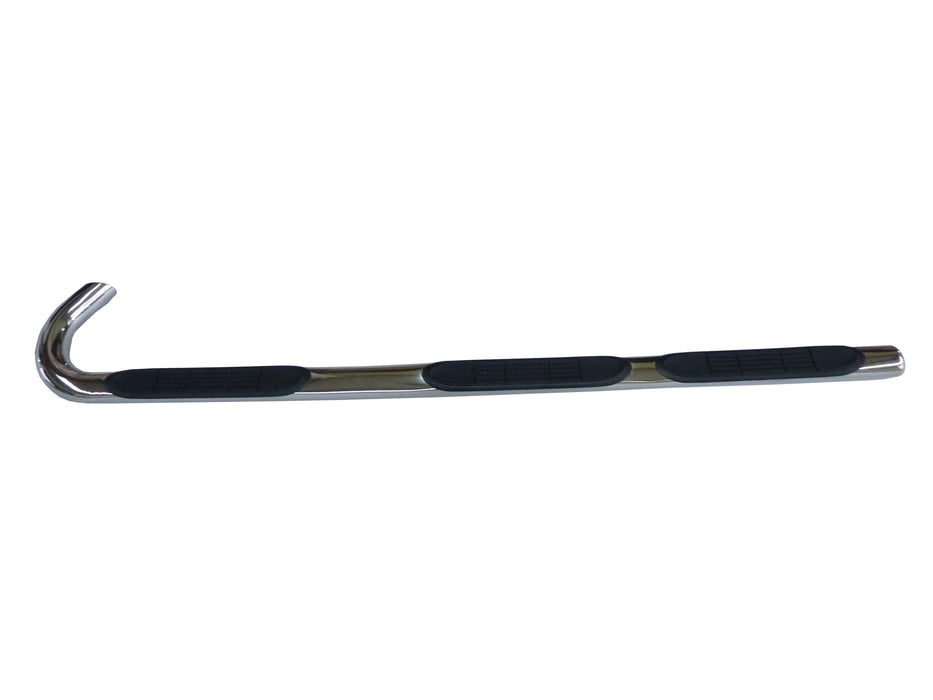 TrailFX 3050540991 W/Step Pads W/Bed Step 3 In Round Bent Pol Stainless Steel - Truck Part Superstore