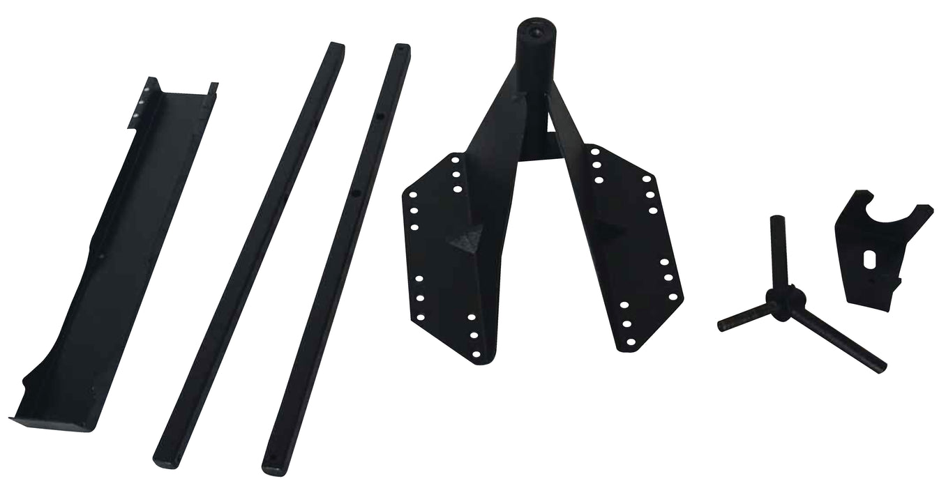 TrailFX J035T Tailgate Mounted 36 In Max Tire Size Textured Black Steel W/3rd Brak Light Reloc - Truck Part Superstore