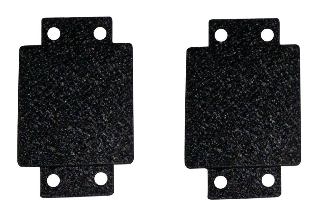 TrailFX J038T Cover Holes In Jeep Bumper When Not nstalling Lights Text Black Steel - Truck Part Superstore