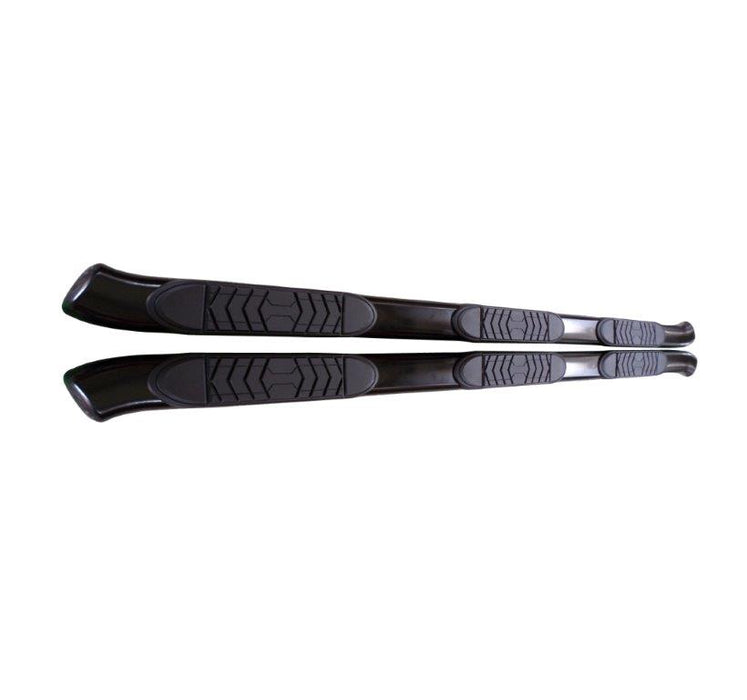 TrailFX A7062S W/Step Pads W/Bed Step 5 In Oval Bent Pol Stainless Steel Rocker Panel Mount - Truck Part Superstore