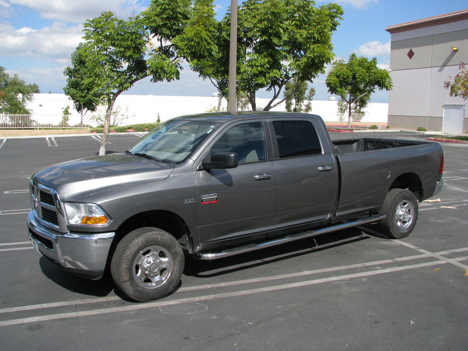 TrailFX A3001S W/Step Pads W/Bed Step 3 In Round Bent Pol Stainless Steel A3012S - Truck Part Superstore