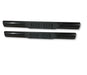 TrailFX A7029B 5 Inch Oval Straight Powder Coated Black Steel Rocker Panel Mount - Truck Part Superstore