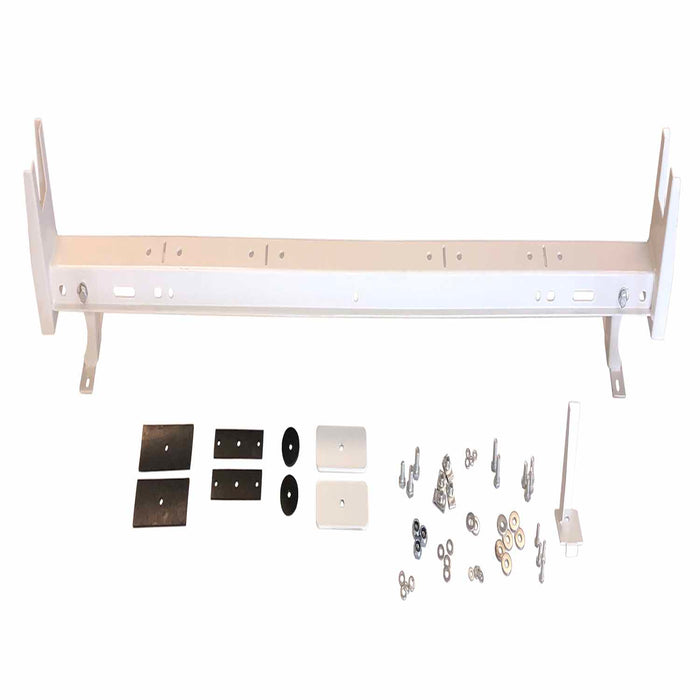 TrailFX FCLR007W Trail FX Universal Van Rack Without Gutters Powder Coated White Steel Adds 250 P - Truck Part Superstore