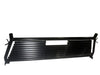 TrailFX H0004B Round Tube Louver Without Rear Cab Window Cut Out Powder Coated Black Steel - Truck Part Superstore