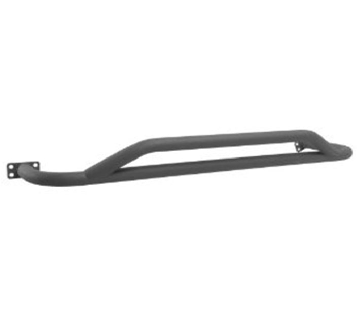 TrailFX J006 Oval Tube Pwdr Ctd Black Steel OE Rock Rails and Running Boards Must Be Removed - Truck Part Superstore