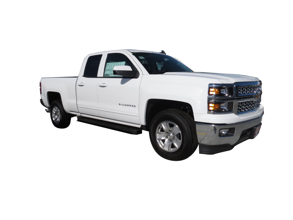 TrailFX RBW02B Powder Coated Black Steel Unlighted Rocker Panel Mount 300 Pound Capacity - Truck Part Superstore