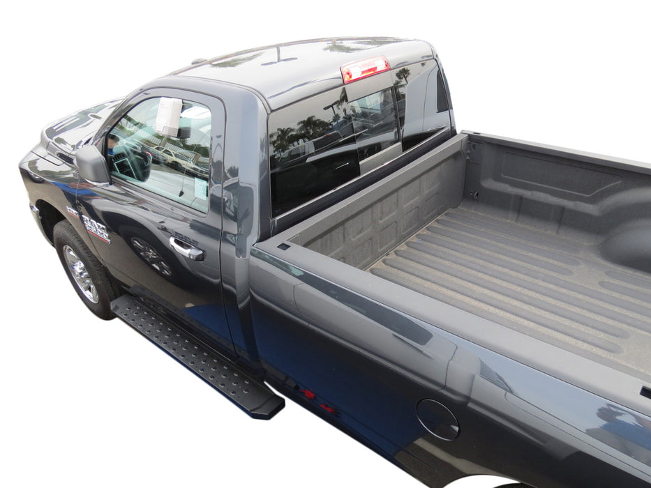 TrailFX RBW09B Powder Coated Black Steel Unlighted Rocker Panel Mount 300 Pound Capacity - Truck Part Superstore