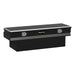 TrailFX 152602 Notched Chest Sgl Lid Dia Tread Black Pwdr Ctd Alum 59x19.25x17.5 - Truck Part Superstore