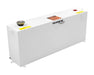 TrailFX 210401S 37 Gal Cap Vertical Rectangular 47.75x10.5x19 Gloss White Steel W/Lockable Cap - Truck Part Superstore