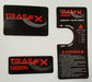TrailFX LABELS10K 3-Piece Includes One Trail FX/ One 10000lb/ One Capacity & Warning - Truck Part Superstore
