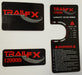 TrailFX LABELS12K 3-Piece Includes One Trail FX/ One 12000lb/ One Capacity & Warning - Truck Part Superstore