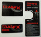 TrailFX LABELS8K 3-Piece Includes One Trail FX/ One 8000lb/ One Capacity & Warning - Truck Part Superstore