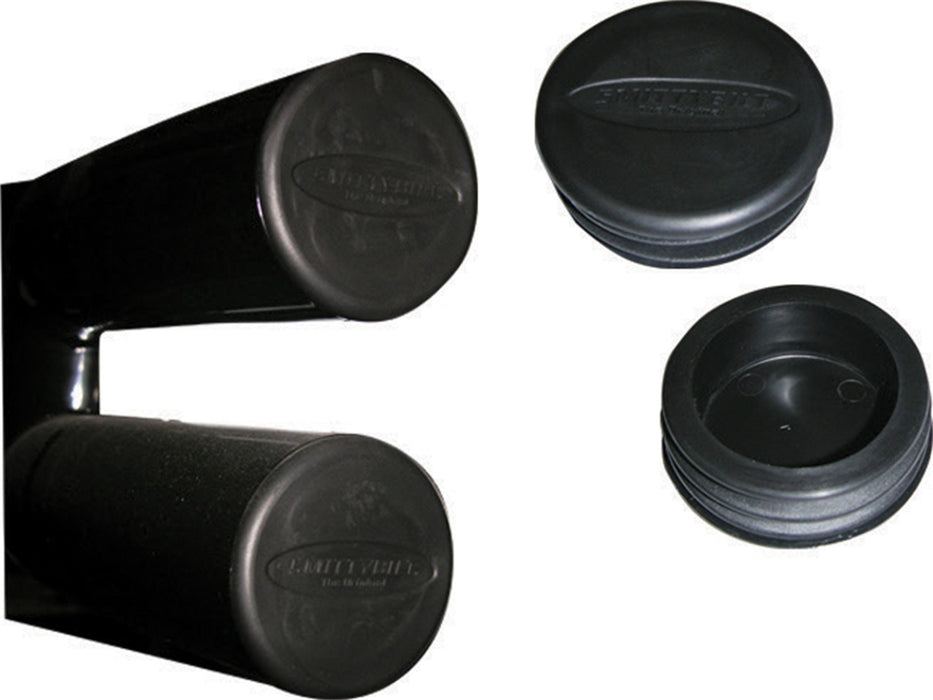 Smittybilt TA25 Tubular Bumper End Caps 3 Inch Tube Pair Black Smittybilt - Truck Part Superstore