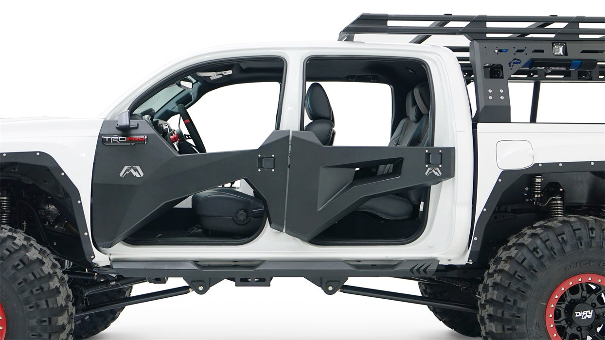 Fab Fours TT1030-1 Trail Doors; 2 Stage Matte Black Powder Coat; - Truck Part Superstore