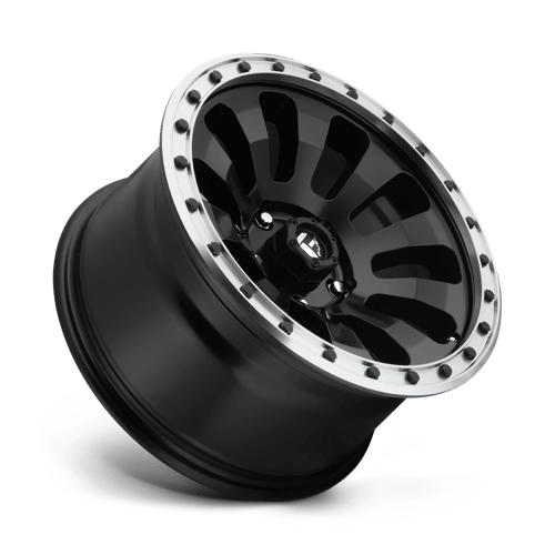 Fuel 1PC D62917907345 D629 17X9 5X5.0 MT-BLK-MBR -12MM - Truck Part Superstore