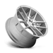 Niche 1PC M131188065+40 M131 18X8 5X4.5 GL-SLVR-MACH 40MM - Truck Part Superstore