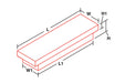 Dee Zee DZ6170N Specialty Series Single Lid Narrow Crossover Tool Box - Truck Part Superstore