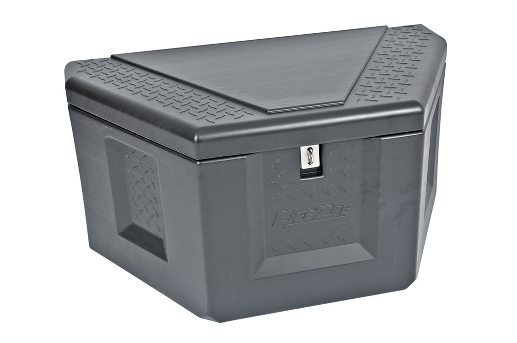 Dee Zee DZ91717P Specialty Series Poly Triangle Trailer Storage Box - Truck Part Superstore