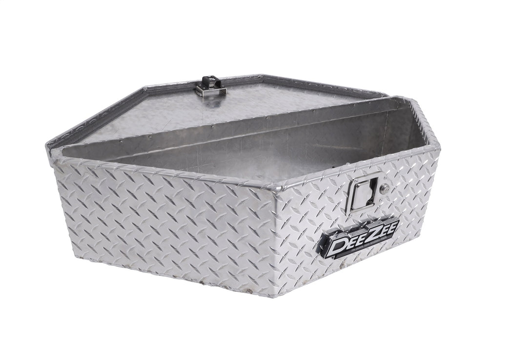 Dee Zee DZ92716 Specialty Series Triangle Trailer Tool Box; 45 Degree; Brite-Tread Aluminum; - Truck Part Superstore