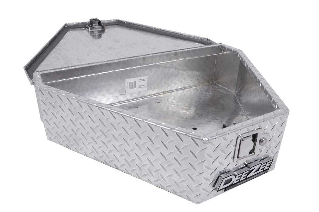 Dee Zee DZ92717 Specialty Series Triangle Trailer Tool Box; 60 Degree; Brite-Tread Aluminum; - Truck Part Superstore