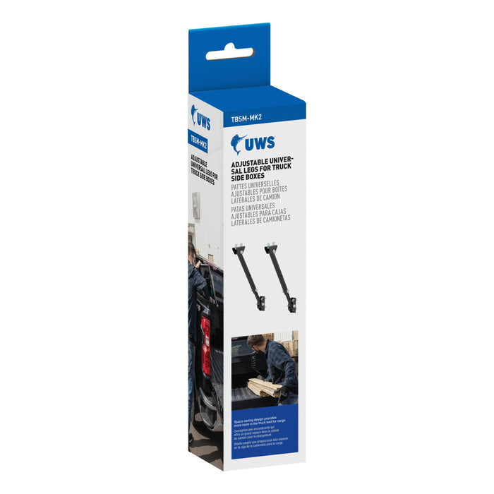 UWS TBSM-MK2 UWS TBSM-MK2 Space-Saving Adjustable Universal Legs for Truck Side Boxes - Truck Part Superstore